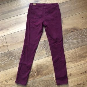 Burgundy Jeggings